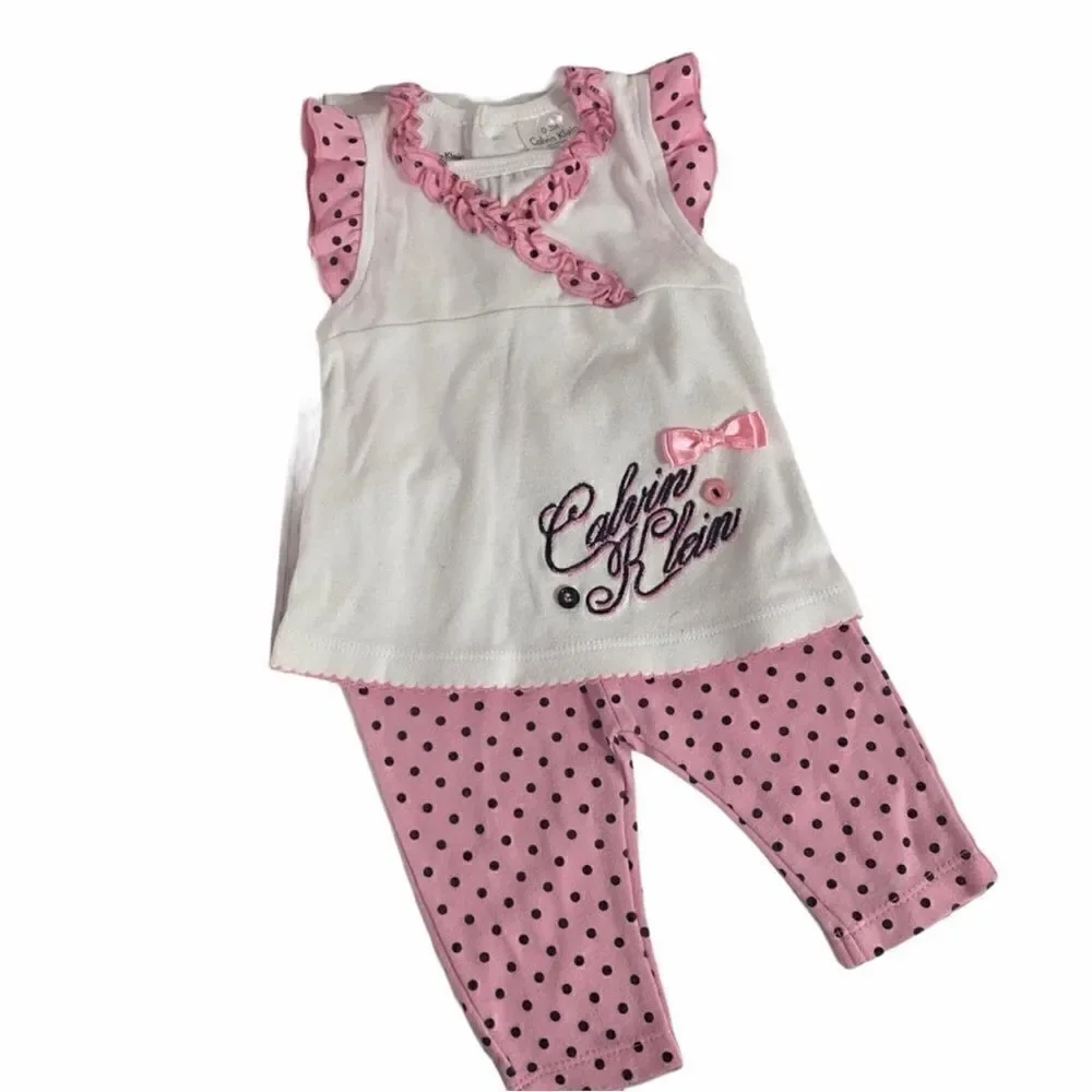 Carter's Calvin Klein 6 Piece Baby Girls Bundle 1